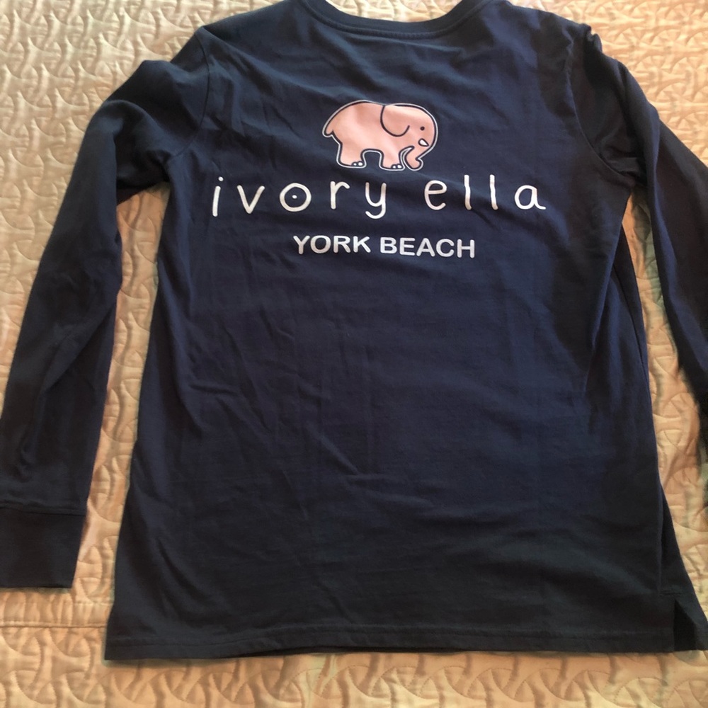 ivory ella Long Sleeved T-shirt — York Beach, Maine